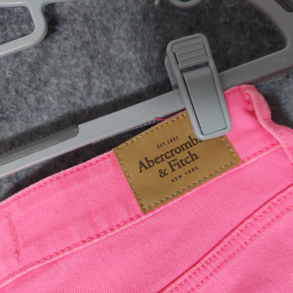 Abercrombie Fitch Womens 2 26 Skinny Jeans Pink Casual Everyday Stretch Denim - Picture 8 of 10